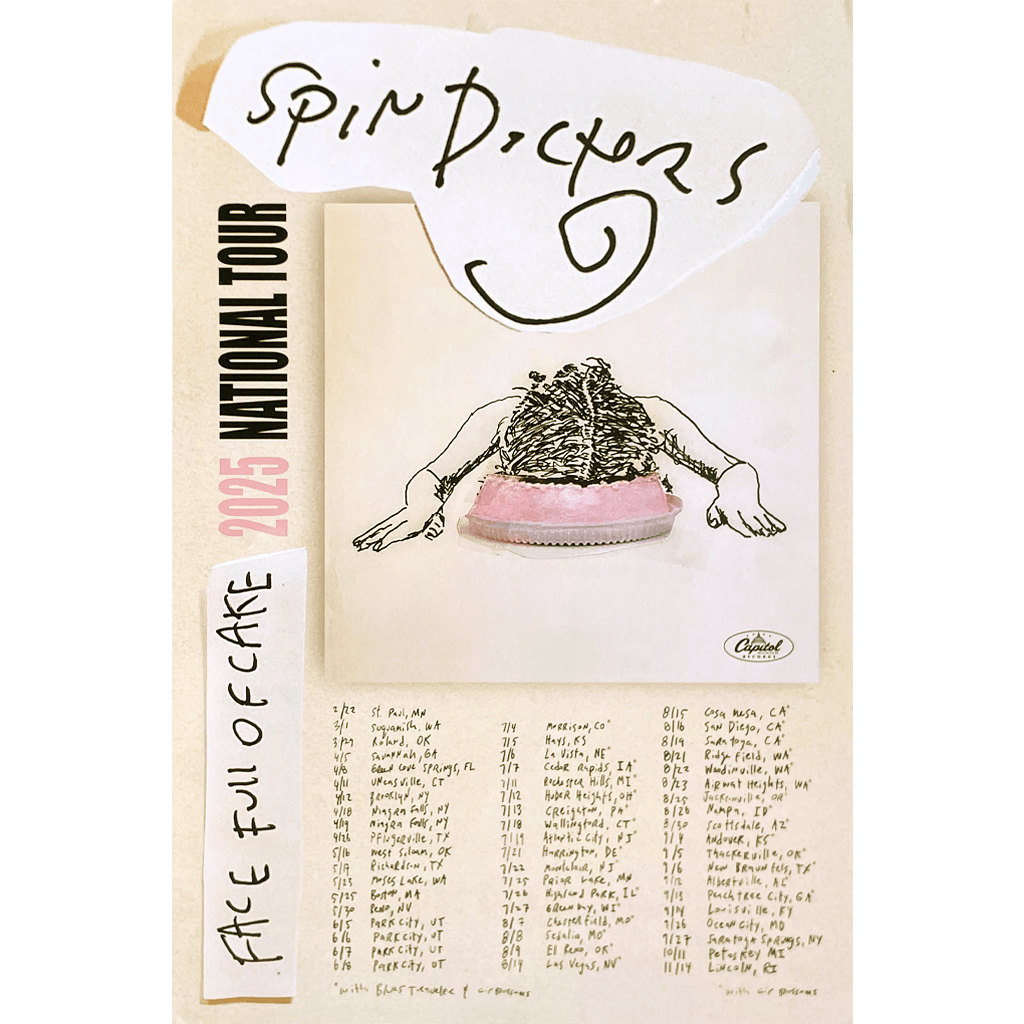 Face Full of Cake 2025 Tour Poster