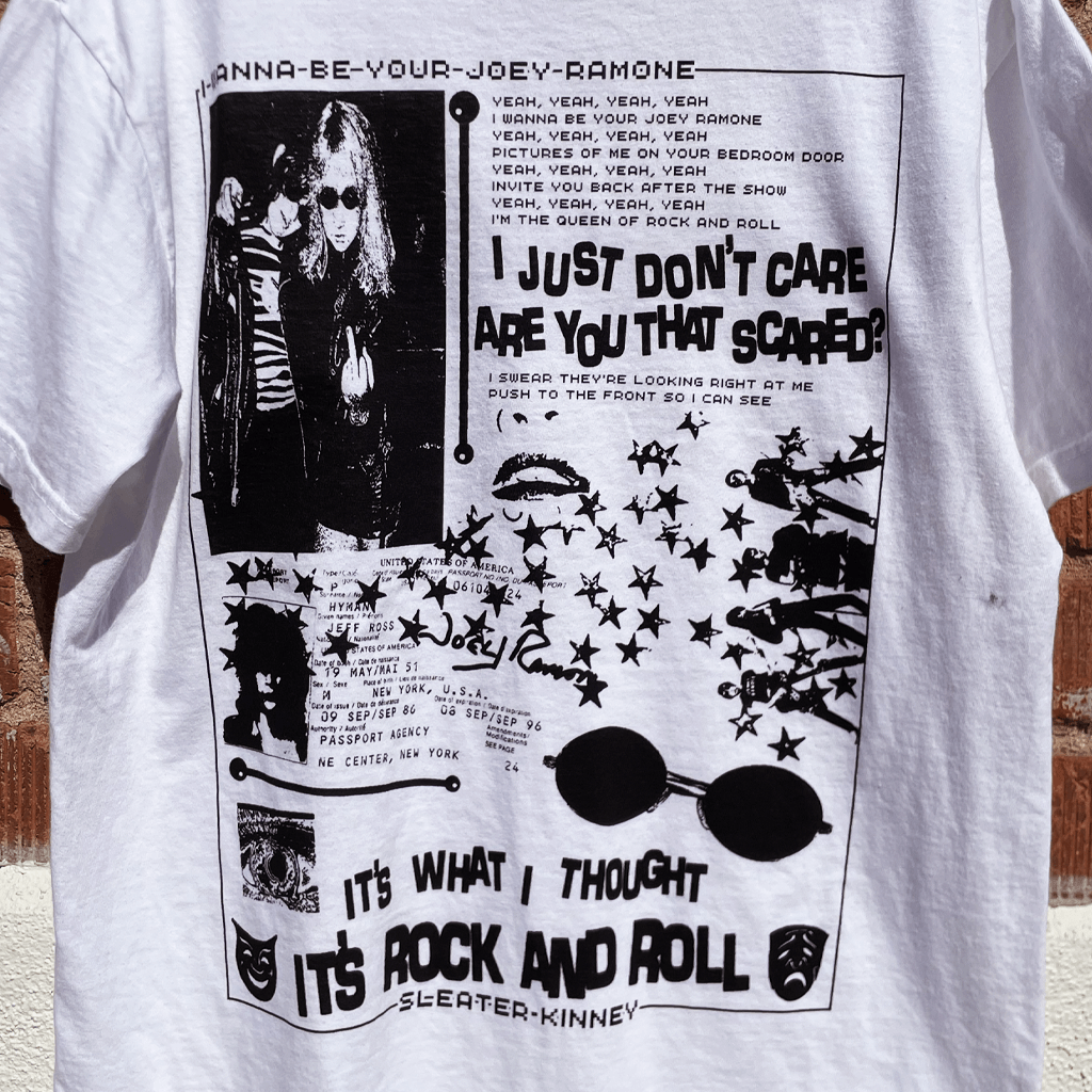 Joey Ramone White T-Shirt