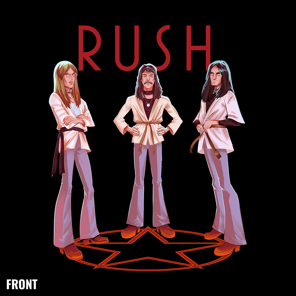 Official 2112-Themed Rush Tour History Tee
