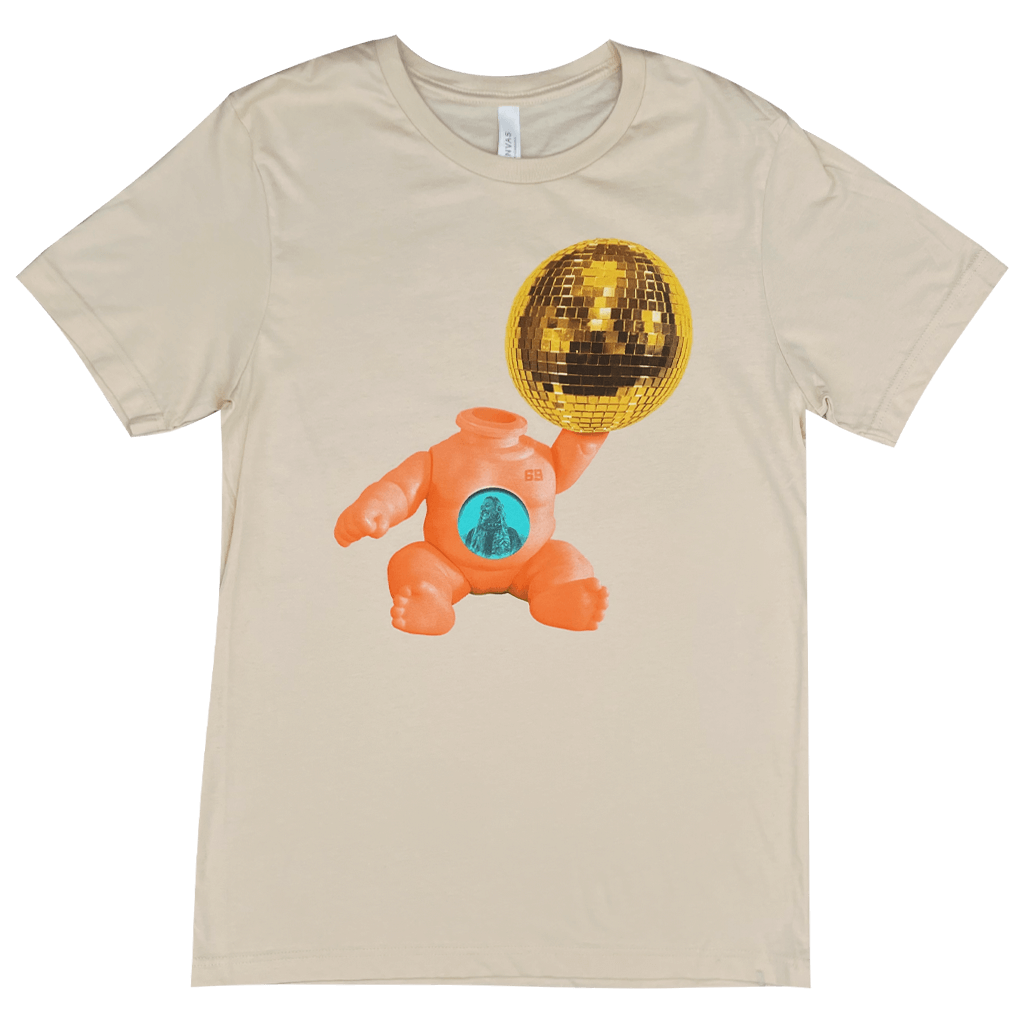 Disco Ball Natural T-Shirt