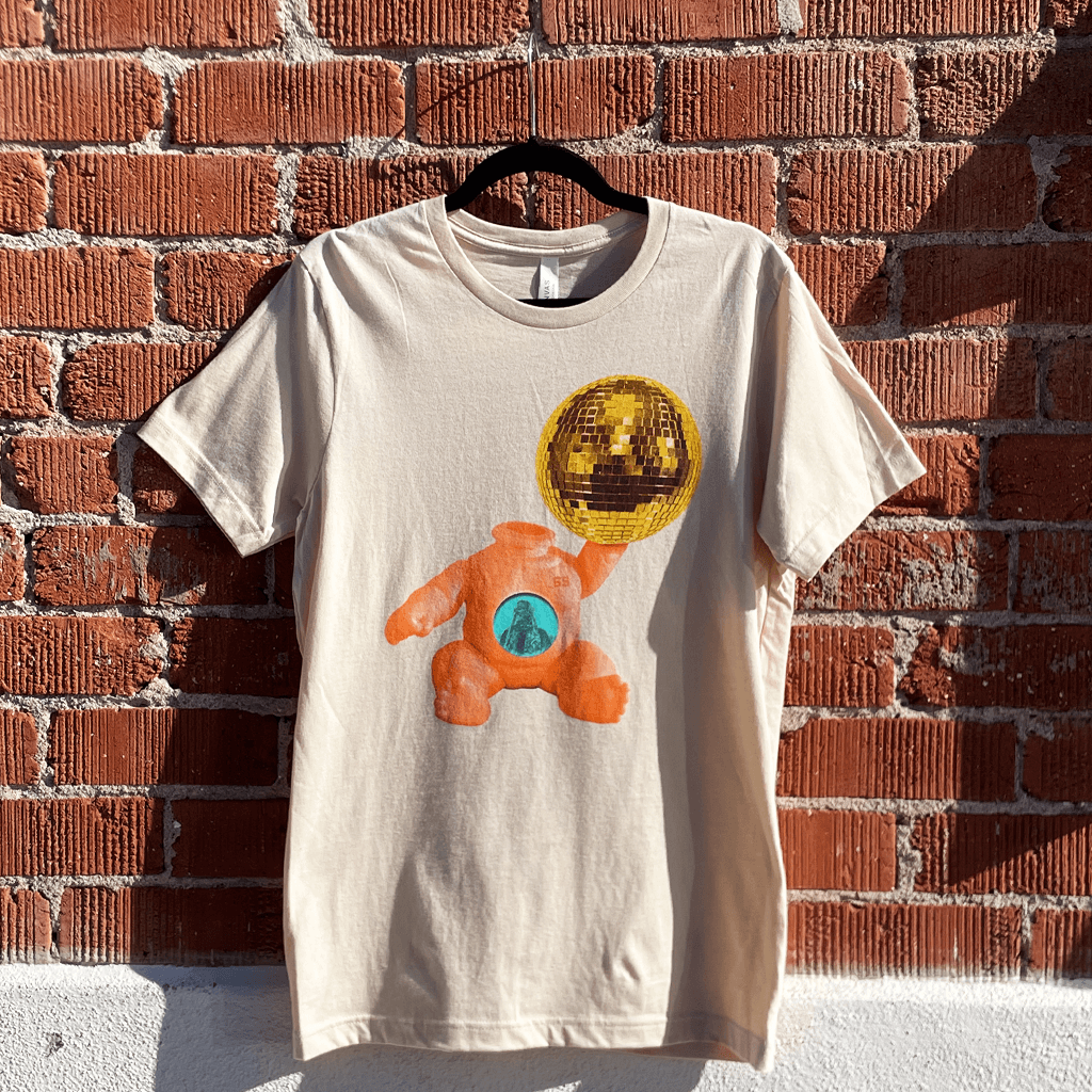 Disco Ball Natural T-Shirt