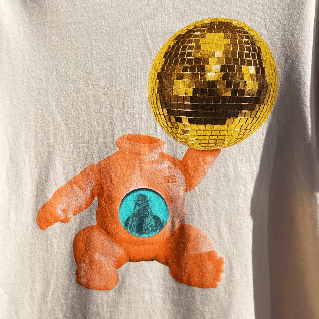 Disco Ball Natural T-Shirt