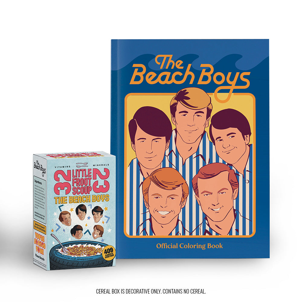 Little Froot Scoup Bundle (Ltd Edition): The Beach Boys Official Coloring Book + Decorative Cereal Box