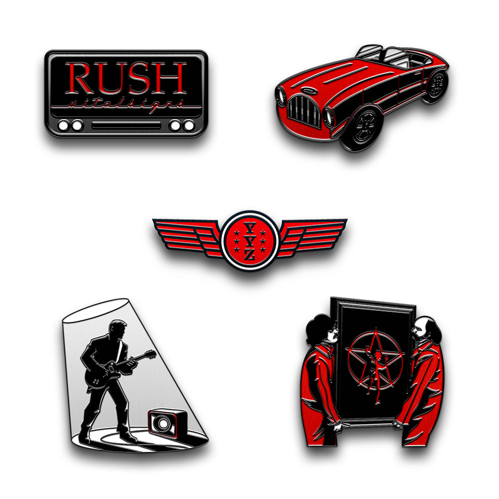 Rush: Moving Pictures Enamel Pins Bundle - Official Rush Merch
