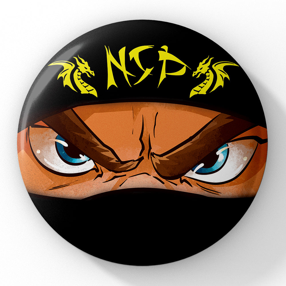 Ninja Brian 3-Inch Button