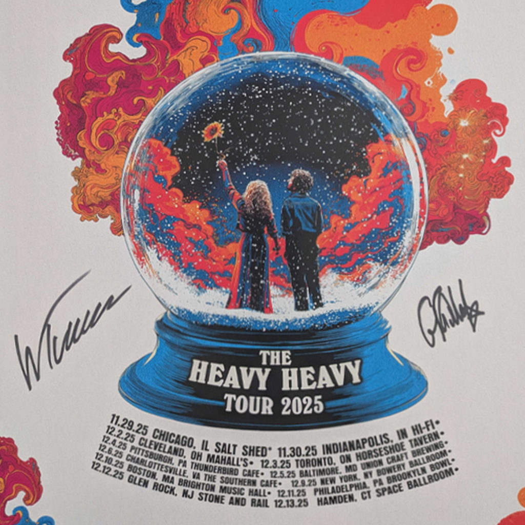 Signed 2025 US Tour Snowglobe Poster