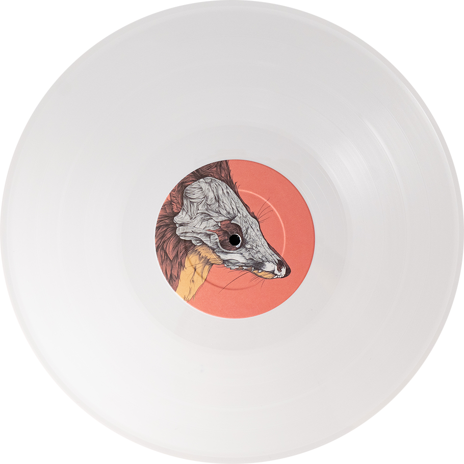 Laminate Pet Animal - 12" White Vinyl