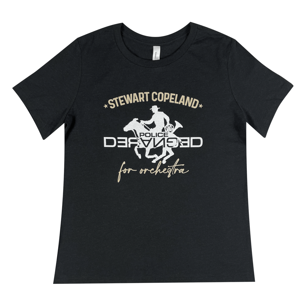 Police Deranged Heather Black Women's T-Shirt