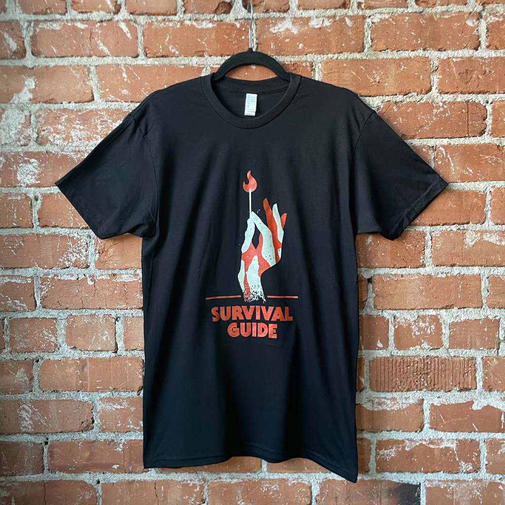 Survival Guide Match Black T-Shirt