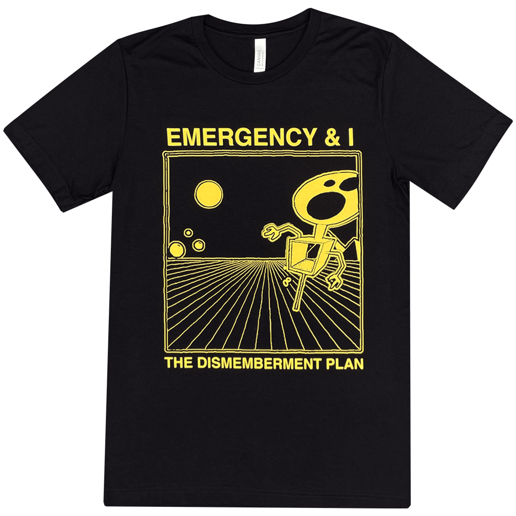 Emergency & I Vinyl + E&I Black T-Shirt + Die Cut Sticker Sheet