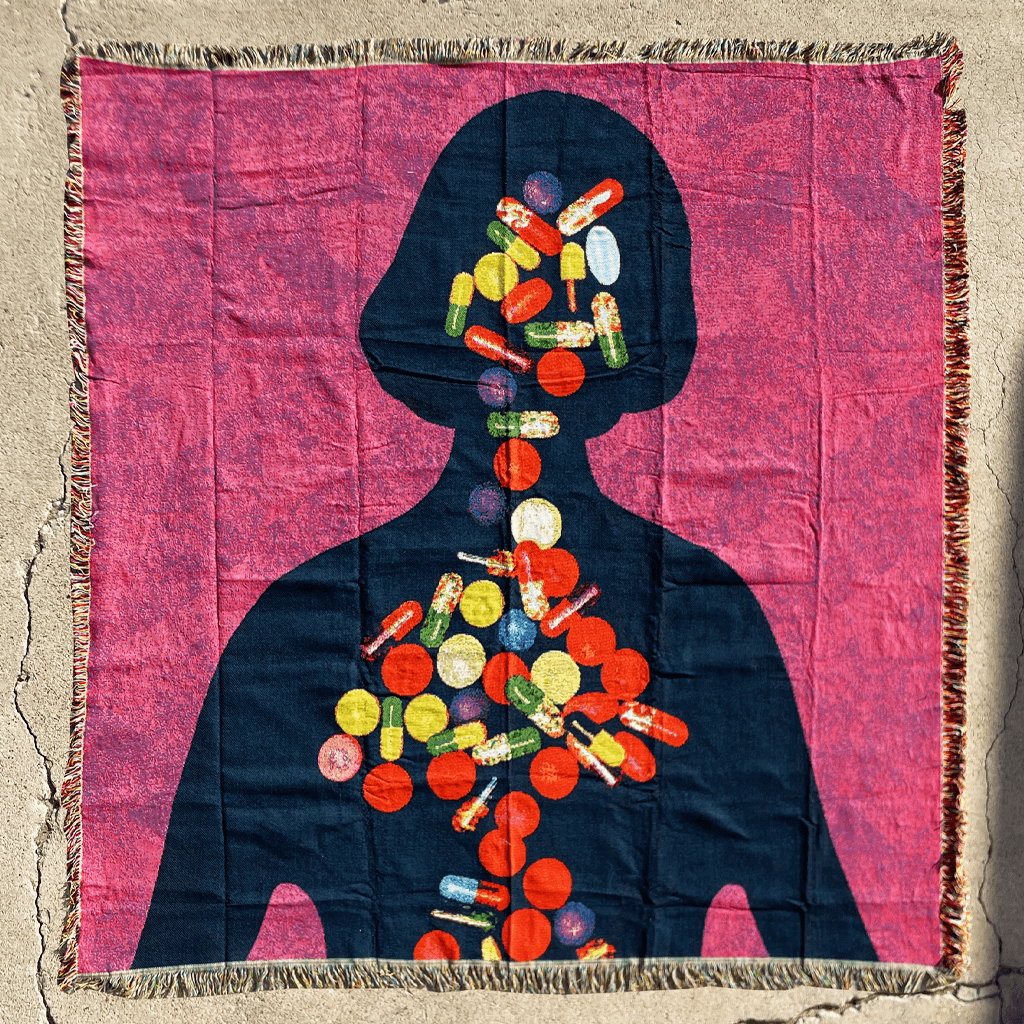 TV Girl x George Clanton Woven Blanket