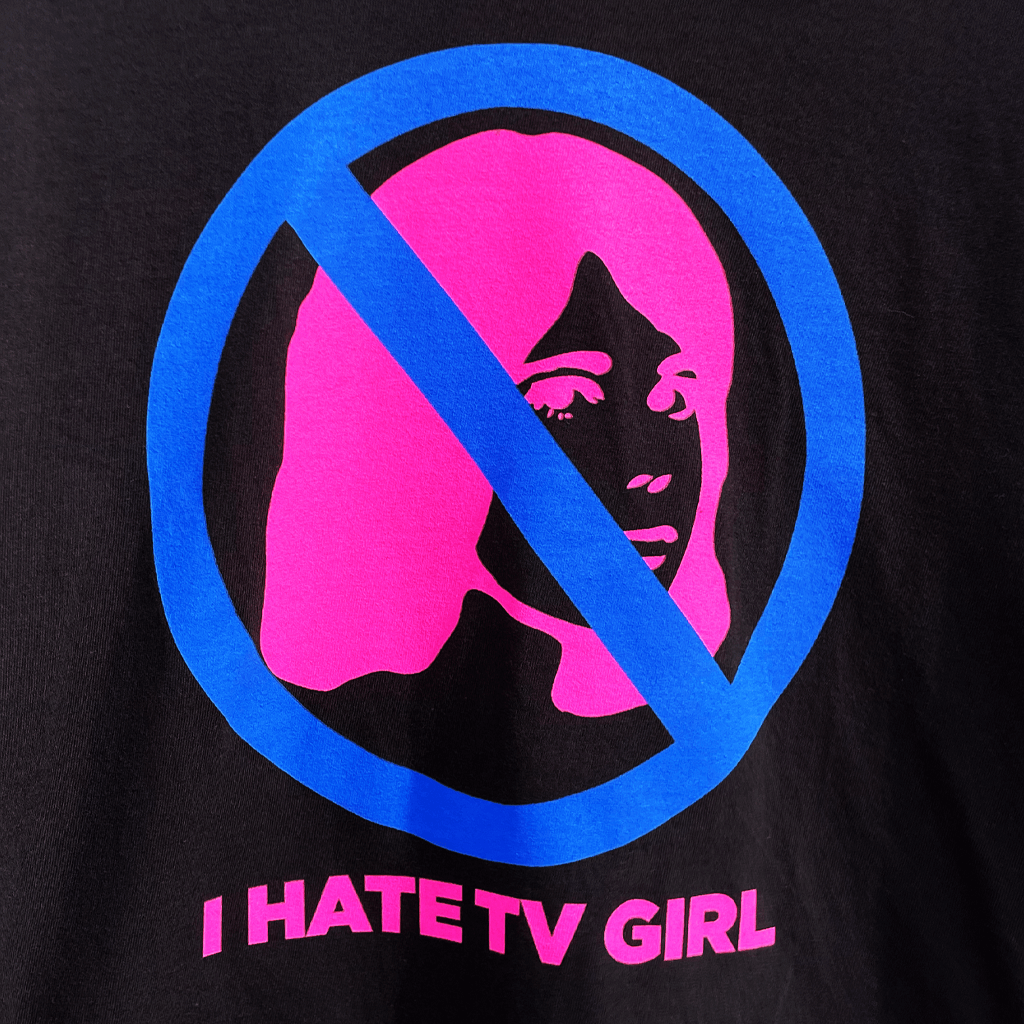 I Hate TV Girl T-Shirt