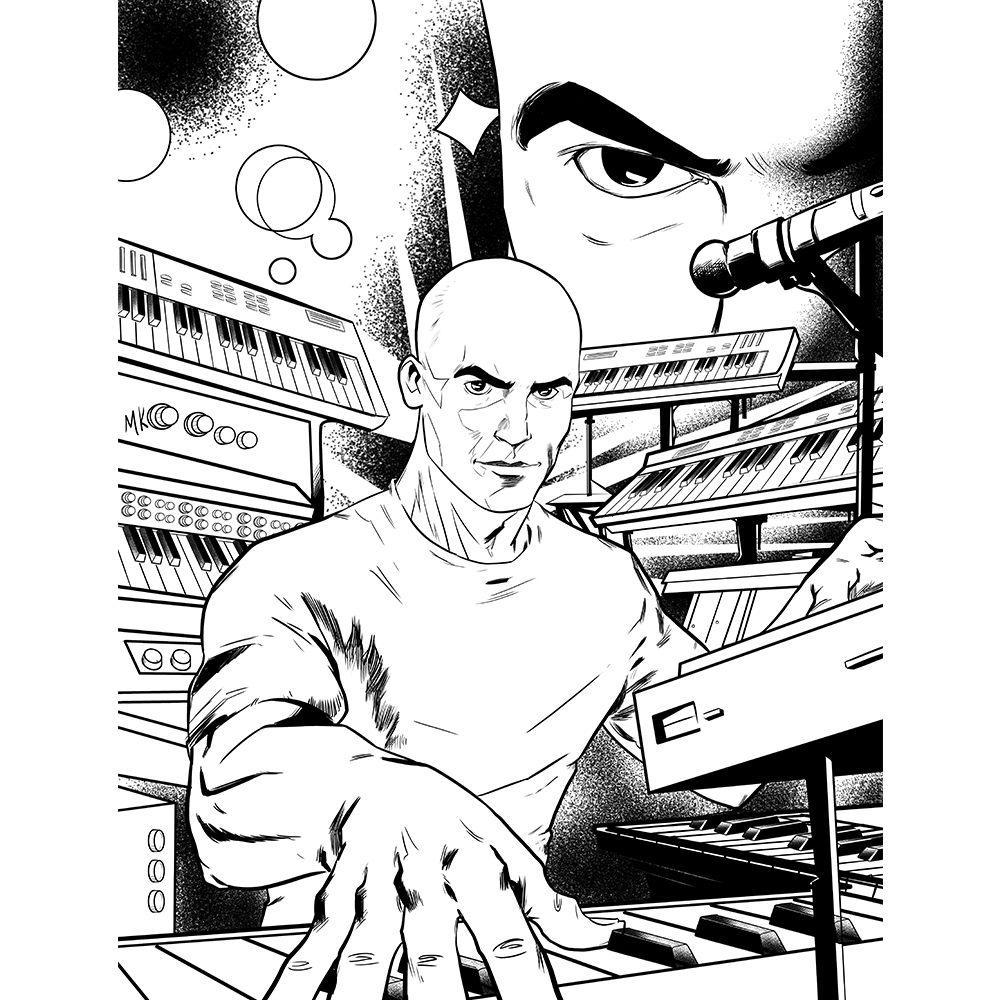 The Official Marillion Coloring Book: The H Years (Paperback)