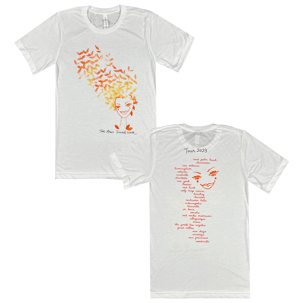 Scarlet's Walk Leaves White T-Shirt