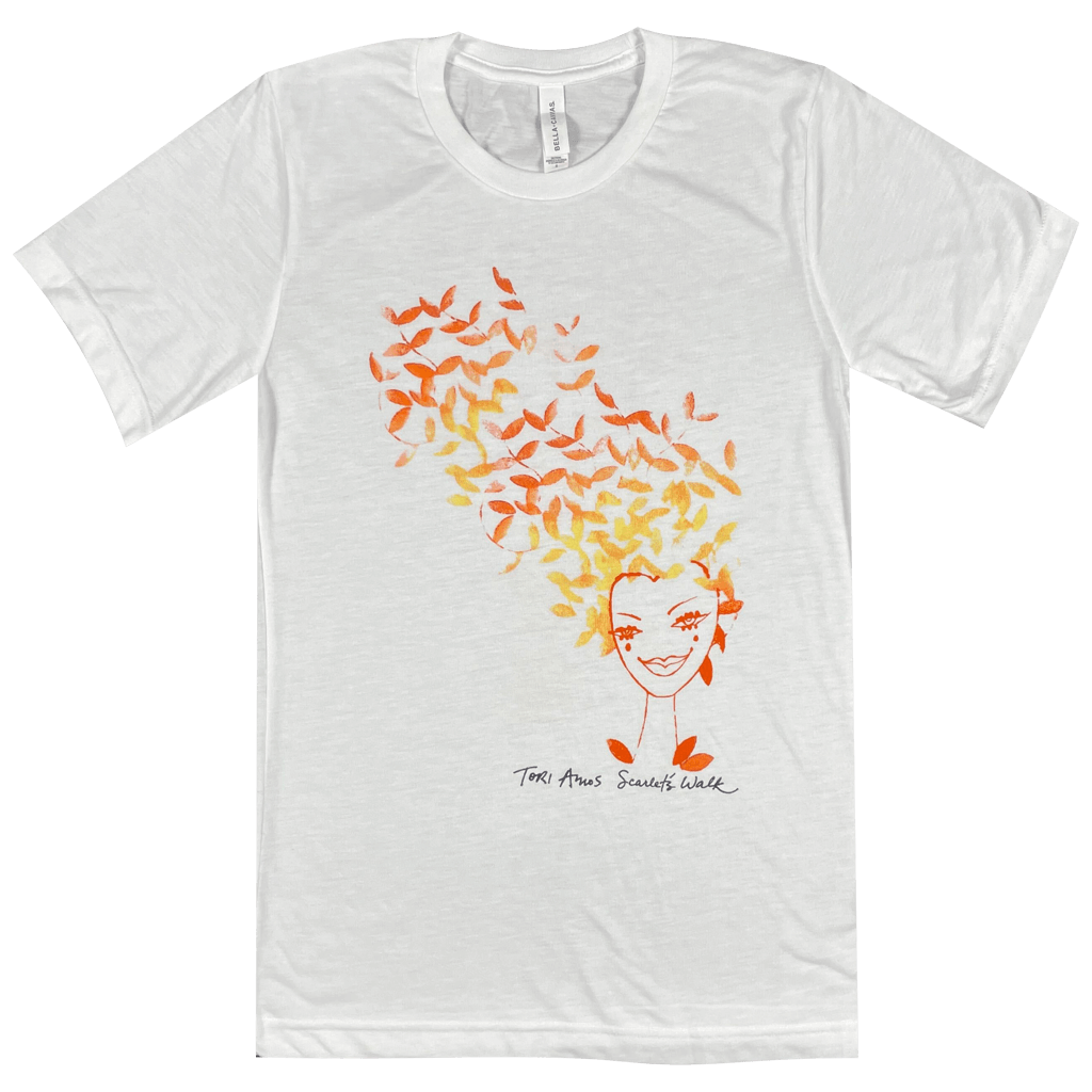 Scarlet's Walk Leaves White T-Shirt
