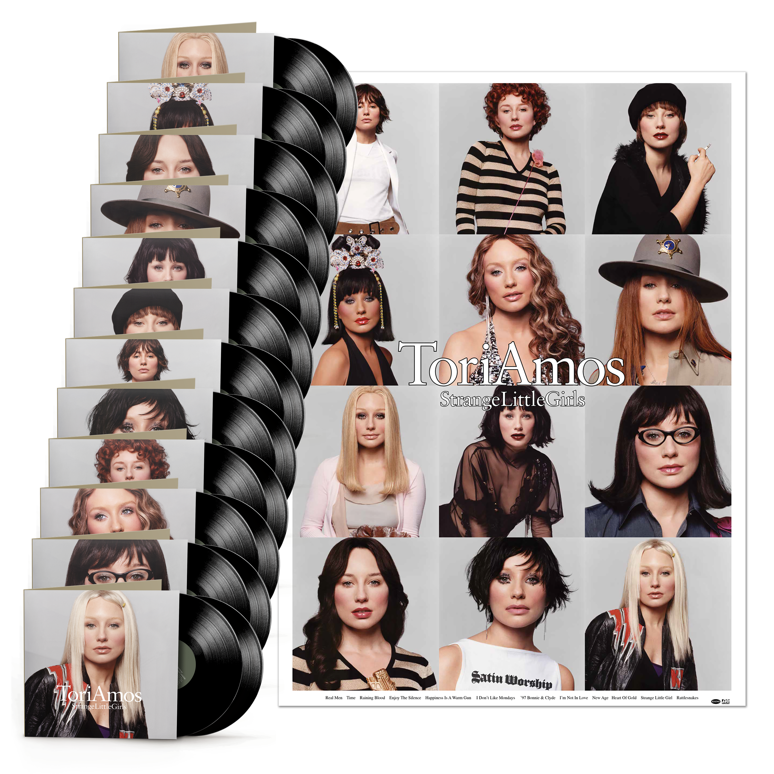 Strange Little Girls - 12" Double Vinyl 25th Anniversary Bundle