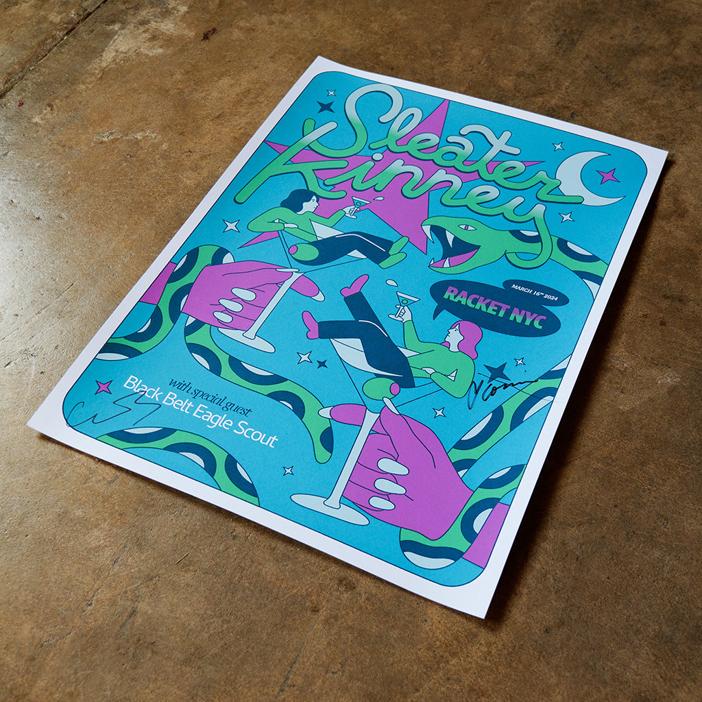 Signed Racket NYC Poster