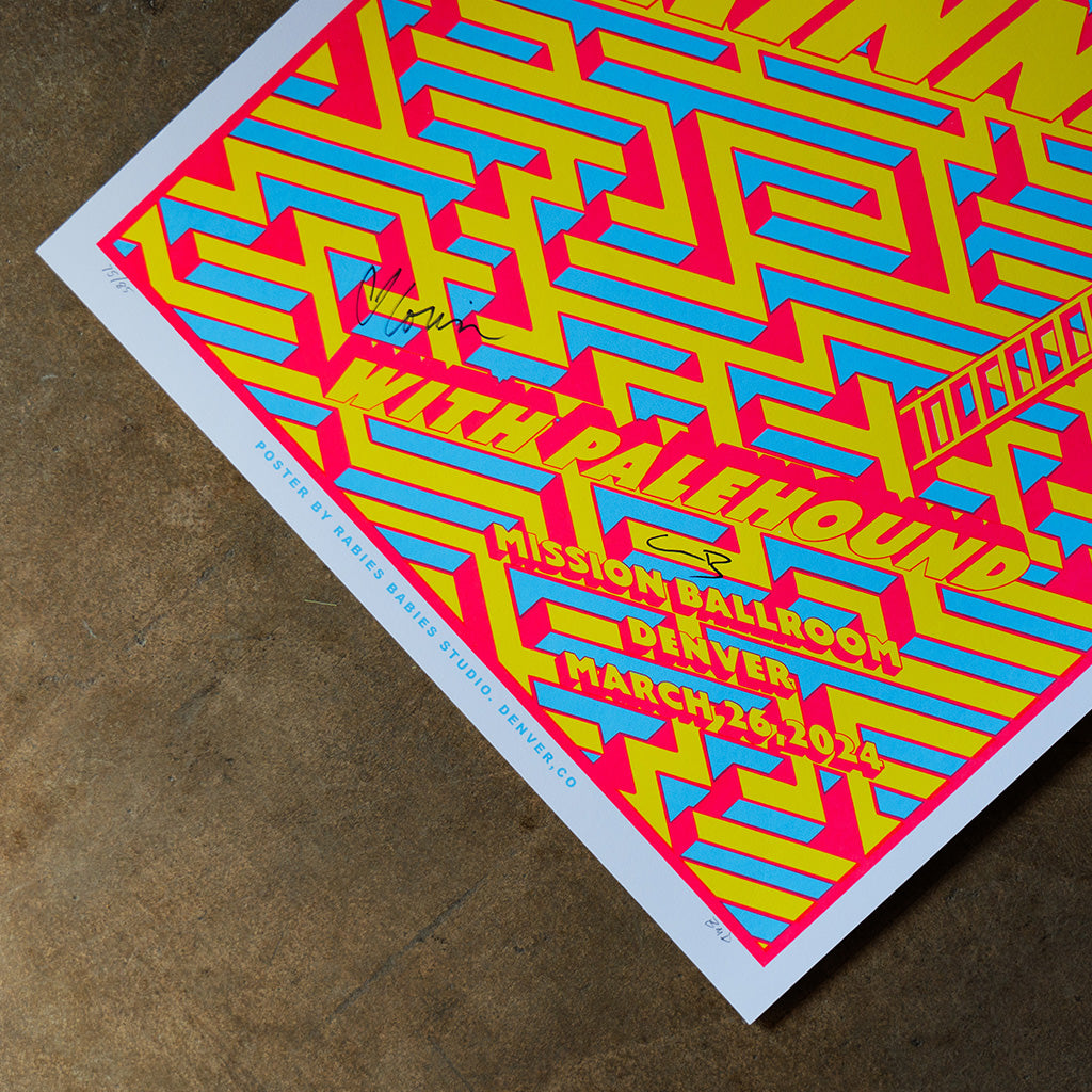 Signed Mission Ballroom Poster