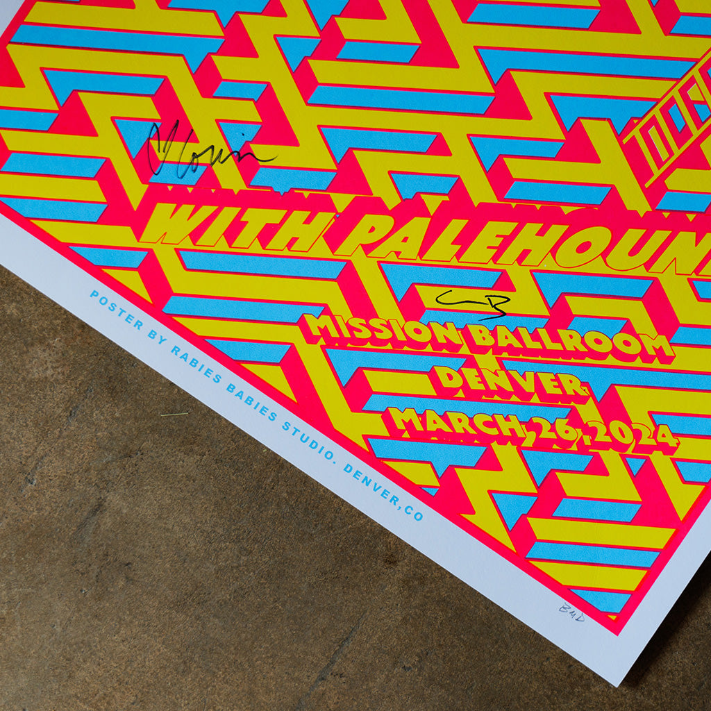 Signed Mission Ballroom Poster