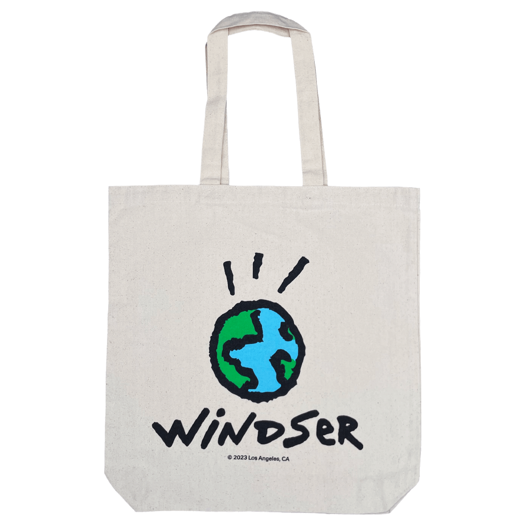 Globe Natural Tote Bag