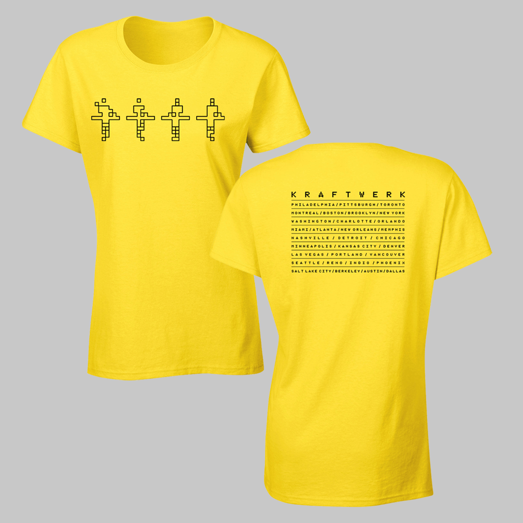 Kraftwerk - Women's 2025 Yellow Tour T-Shirt