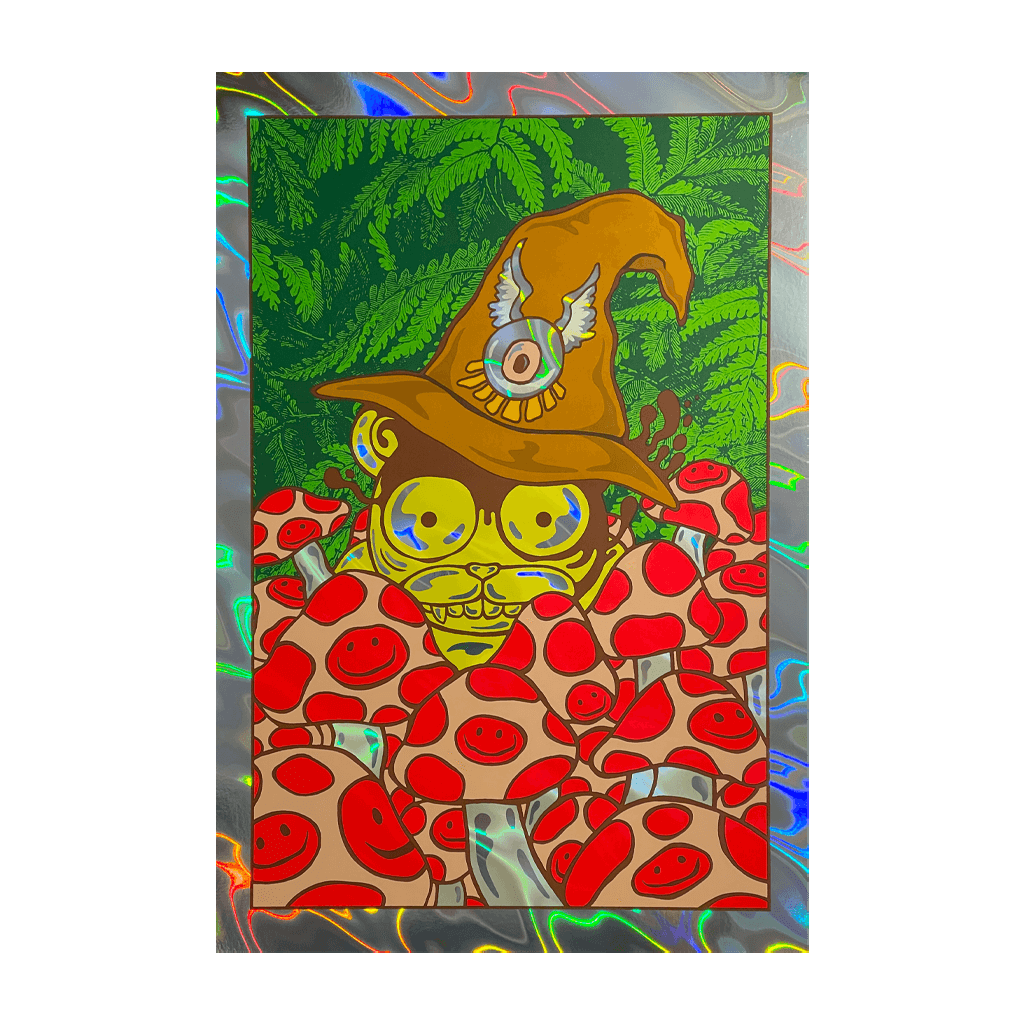 Jermaine Rogers - Lava Foil Poster