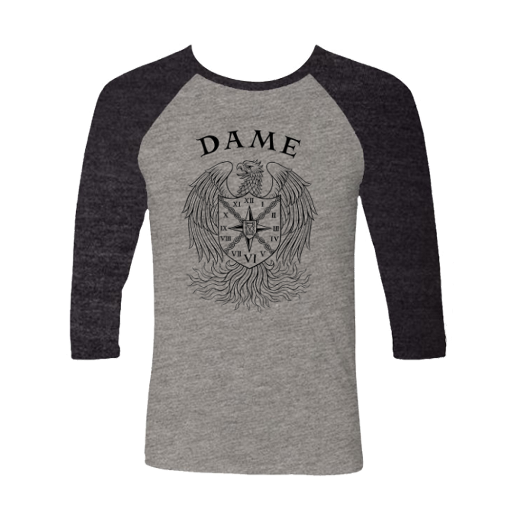 DAME Logo Baseball Tee