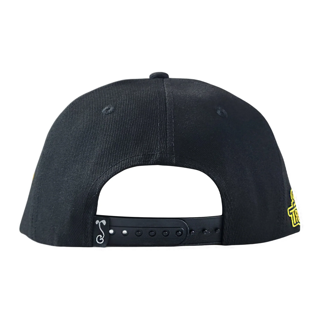 Johnny Chimpo Black Snapback Hat