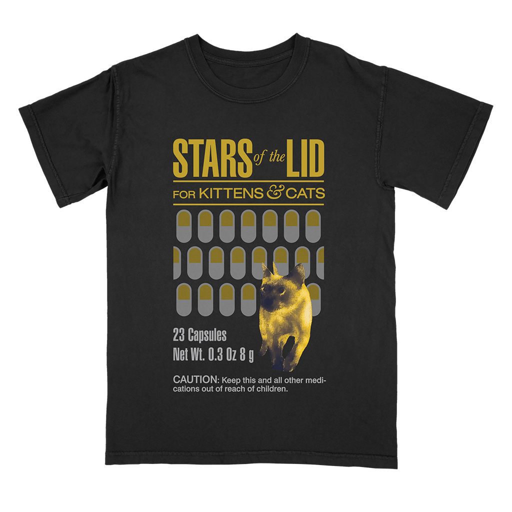 For Kittens & Cats Black T-Shirt