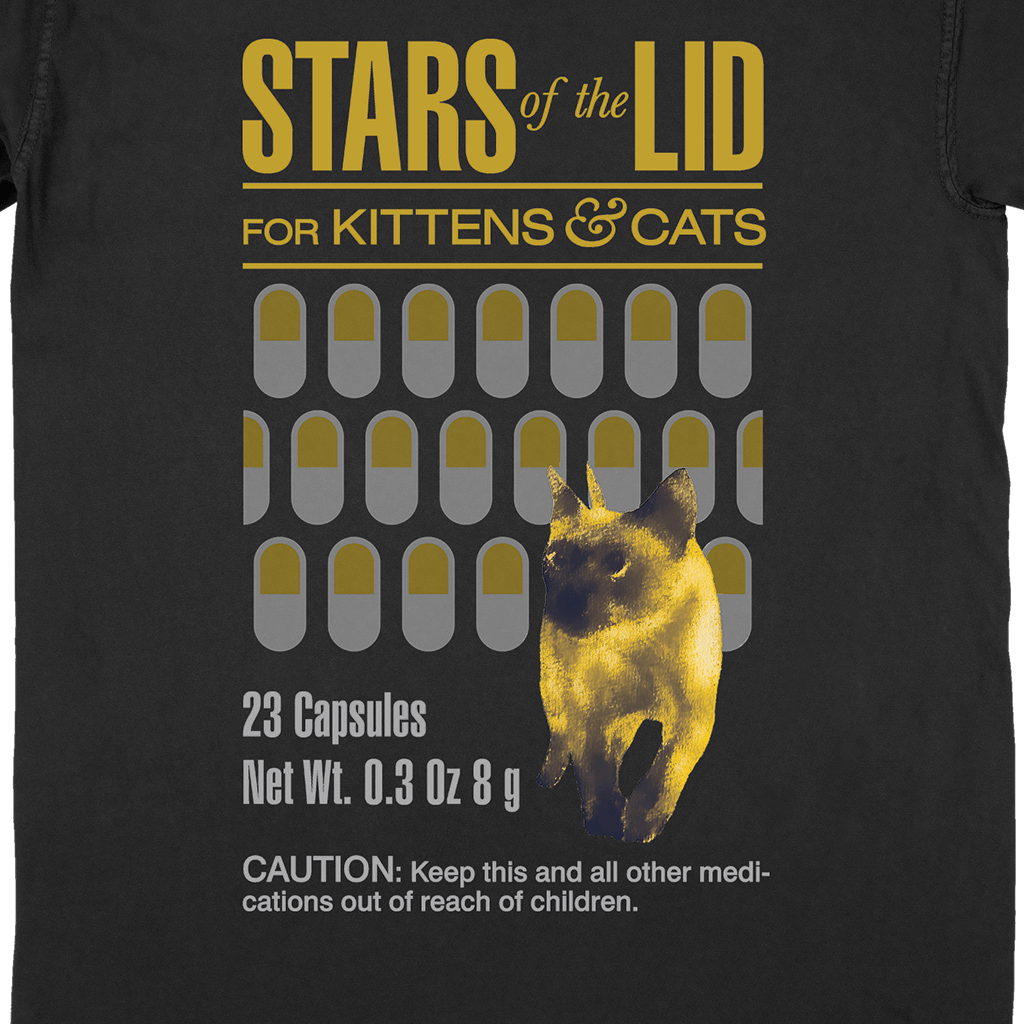 For Kittens & Cats Black T-Shirt