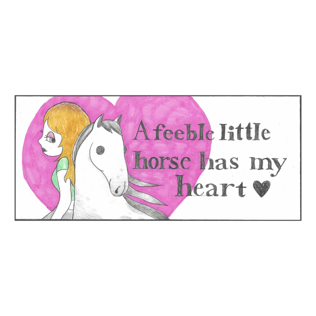 Feeble Little Horse Bumper Sticker