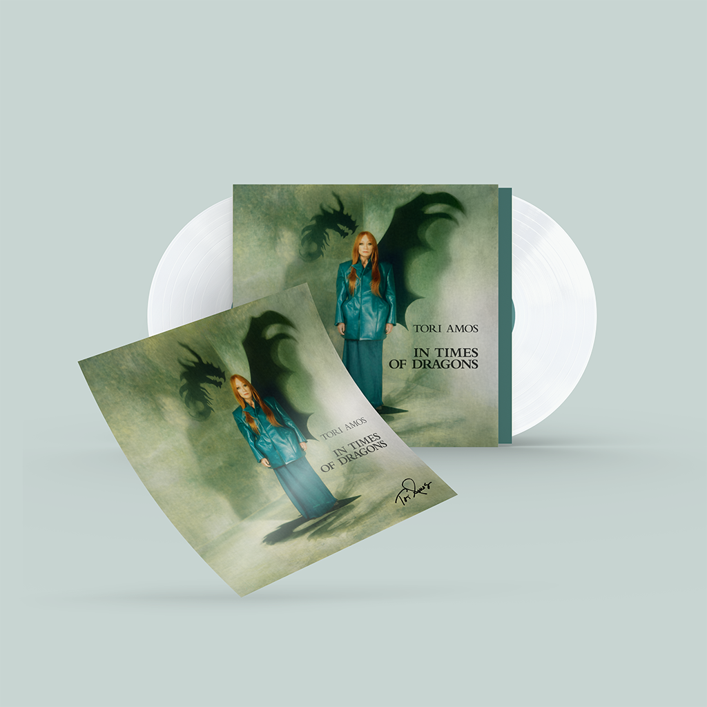 In Times of Dragons - 12" Clear Double Vinyl w/ Signed Art Card