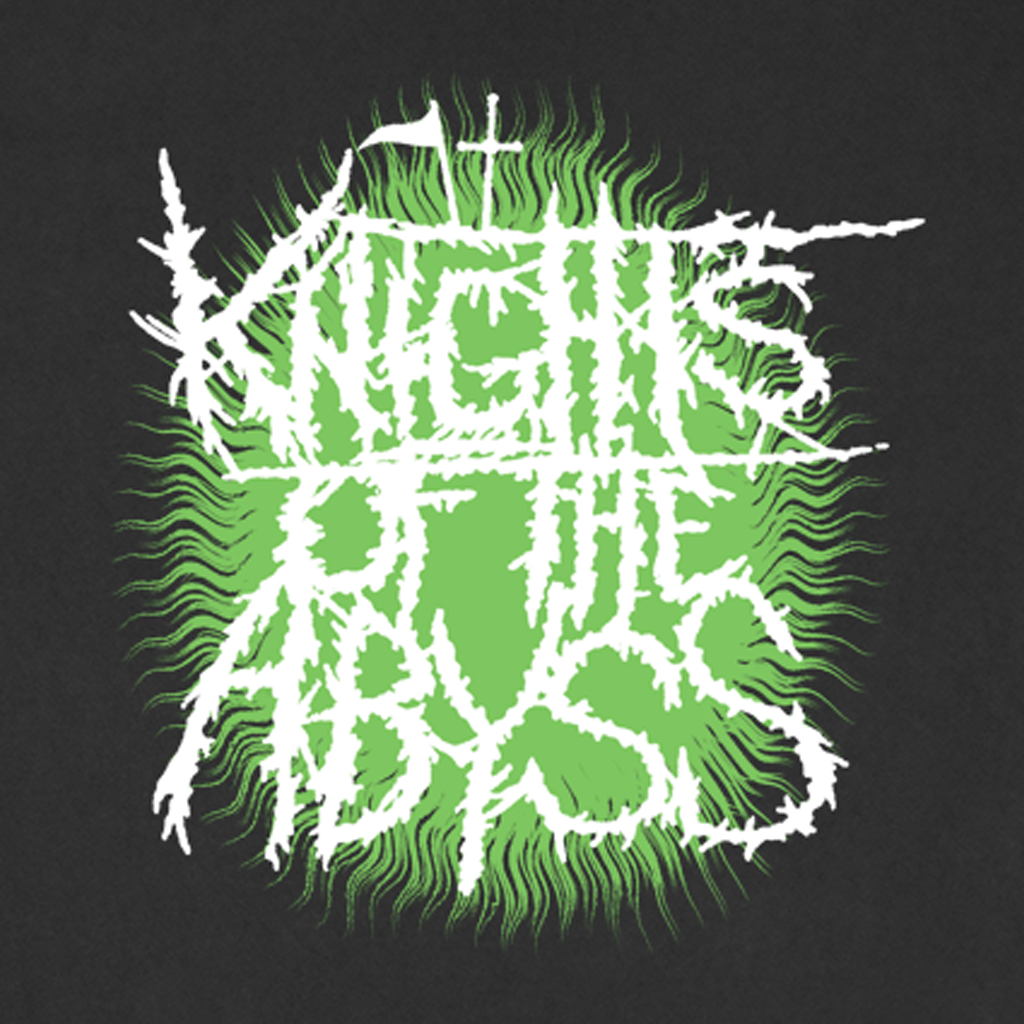 Green Splatter Black T-Shirt