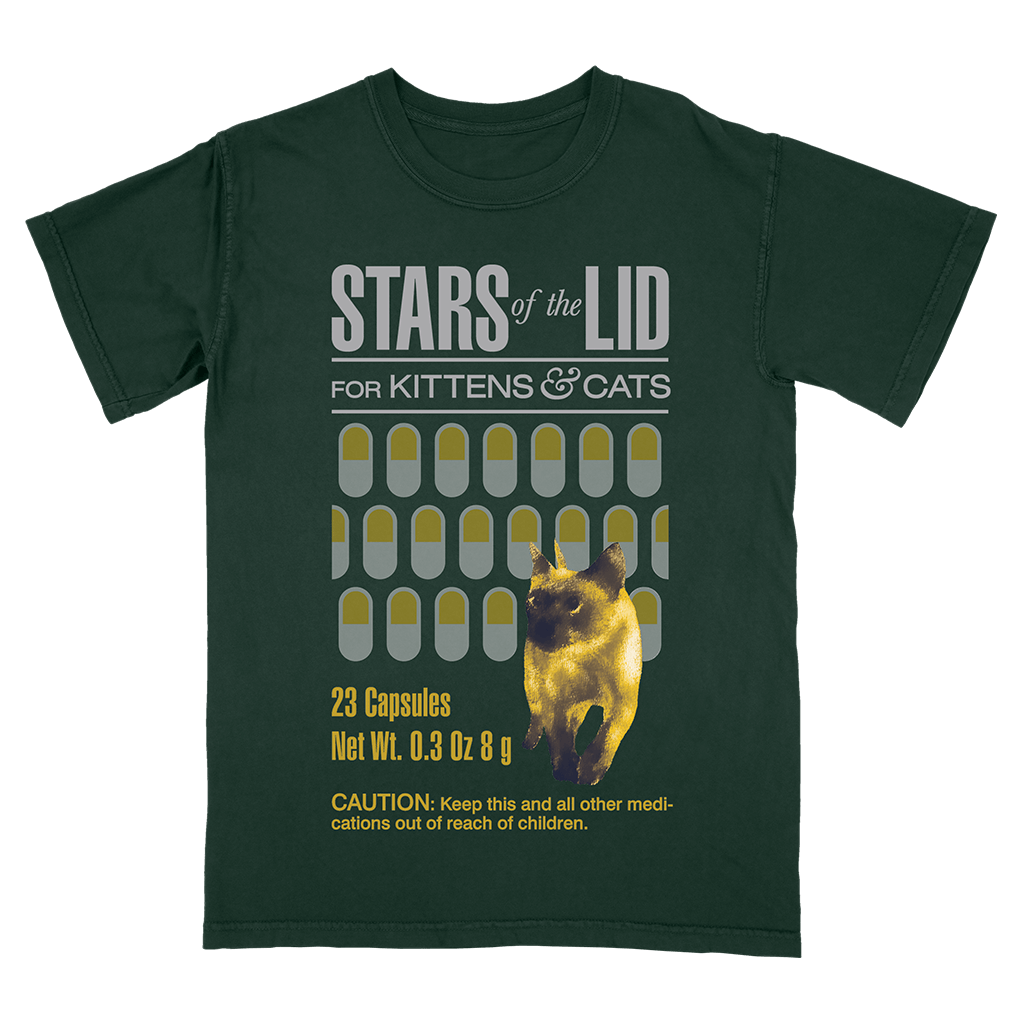 For Kittens & Cats Green T-Shirt