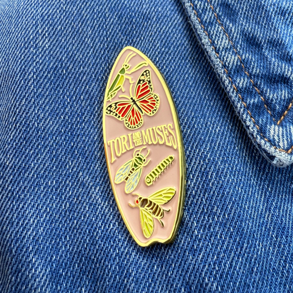 Tori and the Muses Insect Surfboard Pin