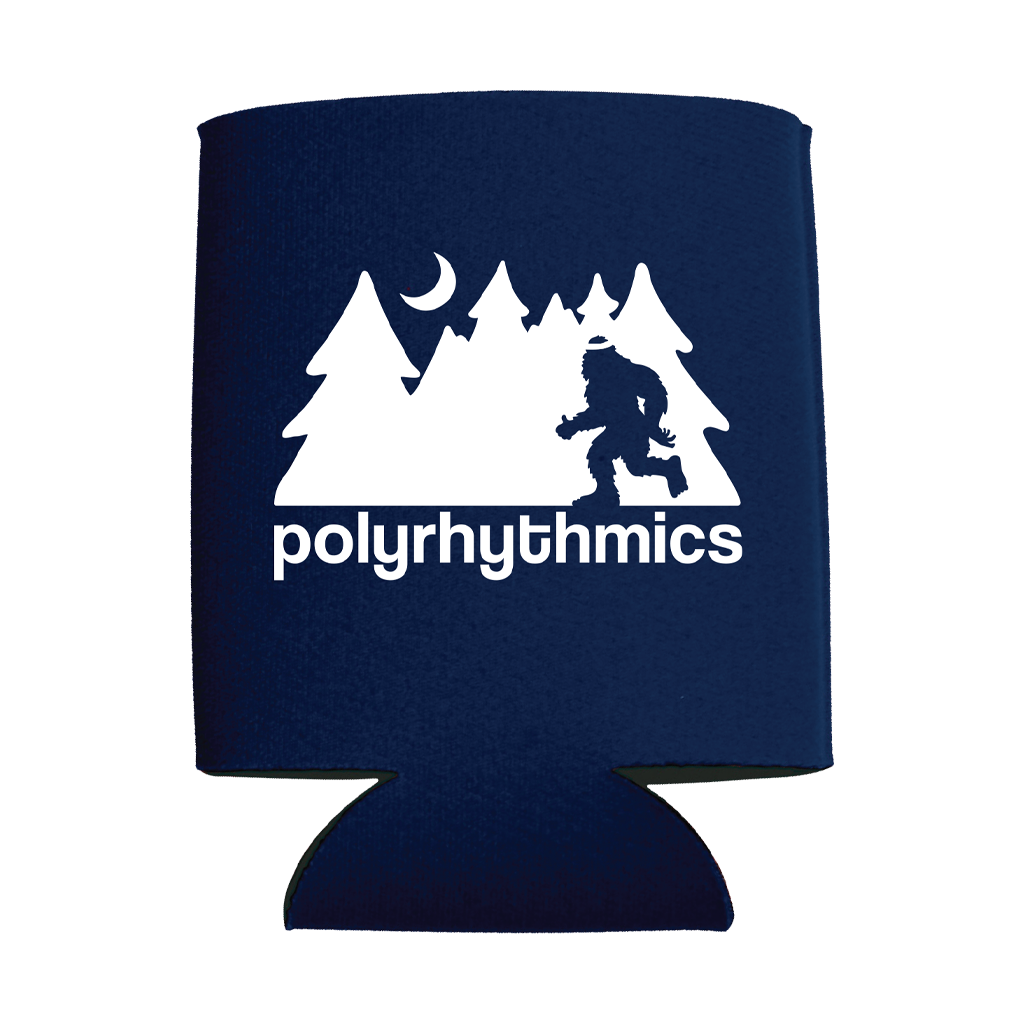 Polyrhythmics Navy Koozie
