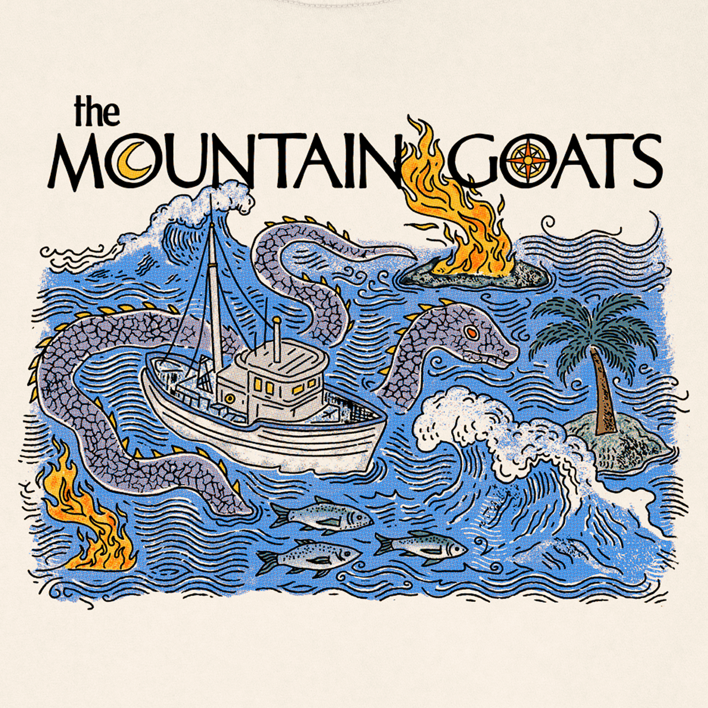 Fishing Boat Ivory T-Shirt