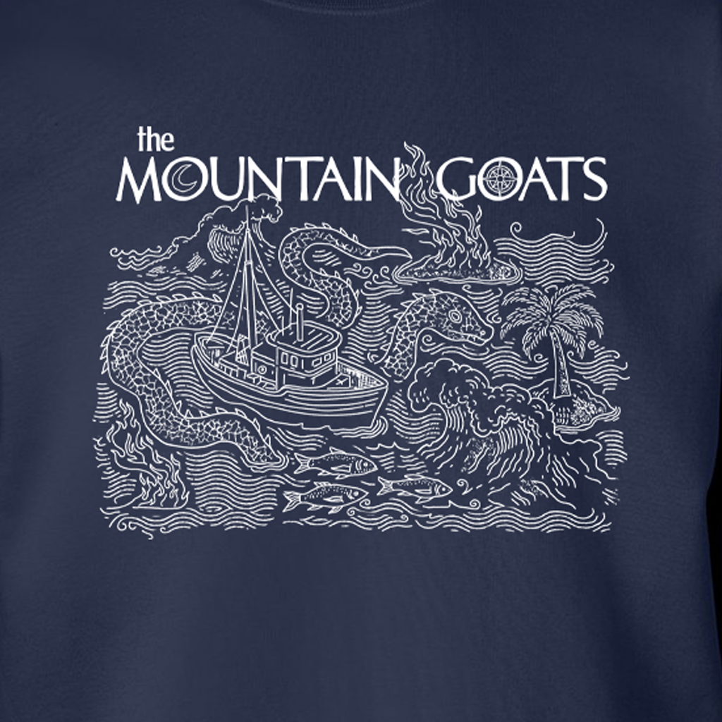 Fishing Boat Navy Sweatshirt