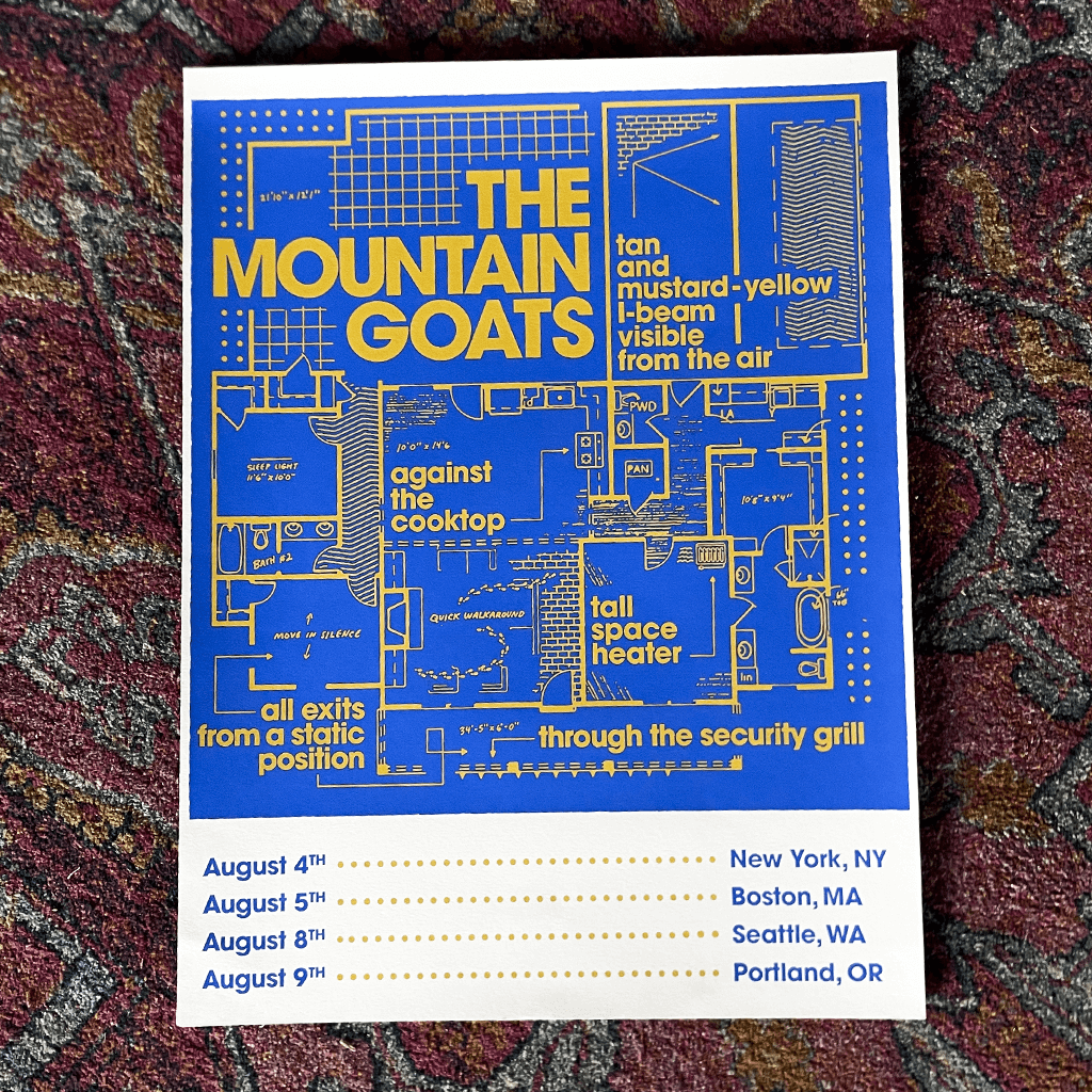 Ground Level August 2023 Tour Poster