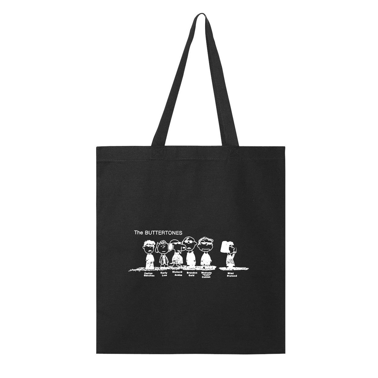 PEANUTS TOTE BAG BLACK