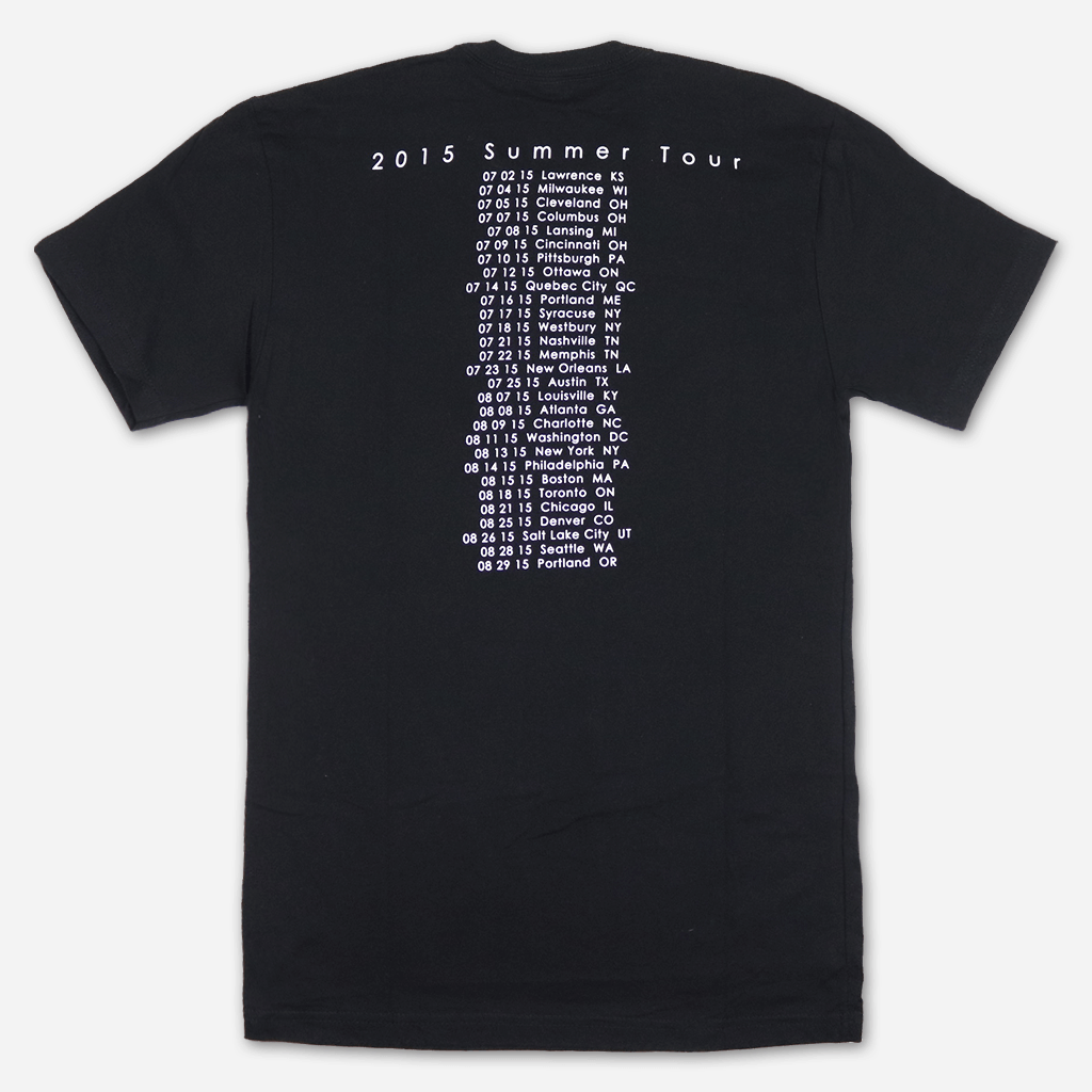 The Heart Is A Monster Tour 2015 Black T-Shirt