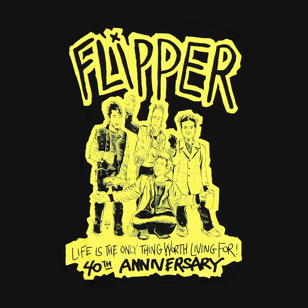 Flipper 40th Anniversary Black T-Shirt