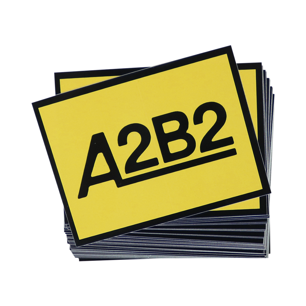 a2 Sticker 50-Pack