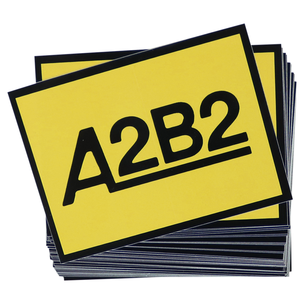 a2 Sticker 50-Pack