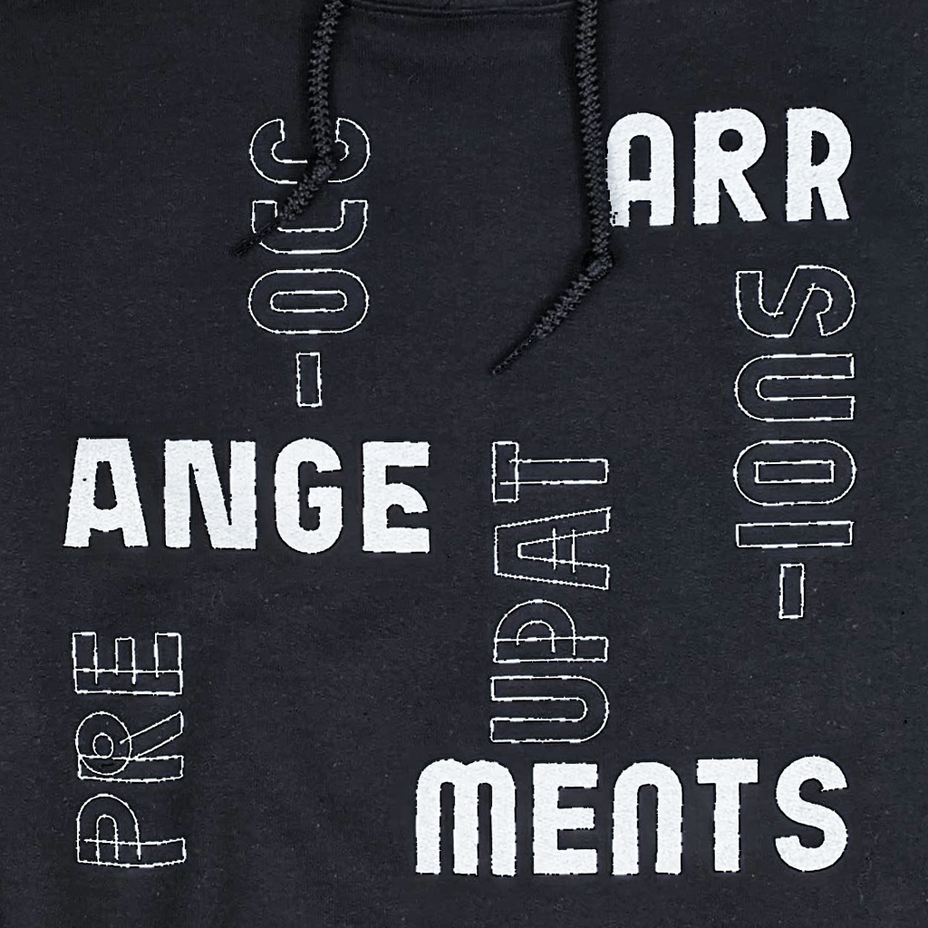 Arrangements Black Hoodie