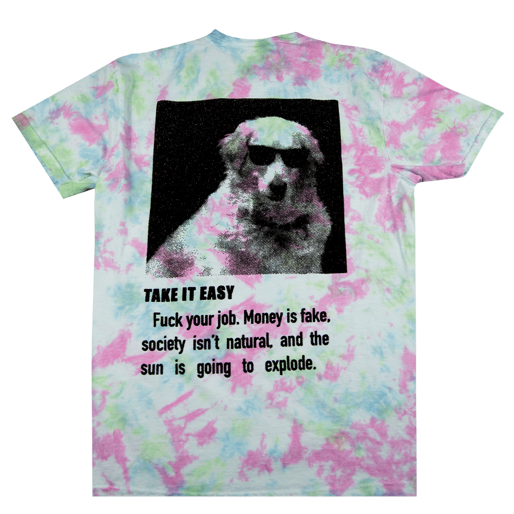 WASTOIDS Take It Easy Tie Dye T-Shirt