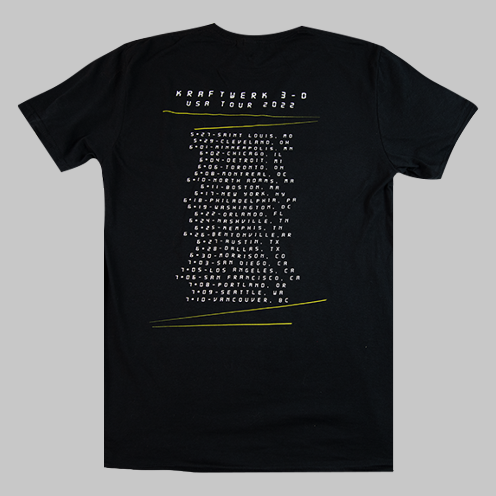 3-D USA Tour 2022 Black T-Shirt