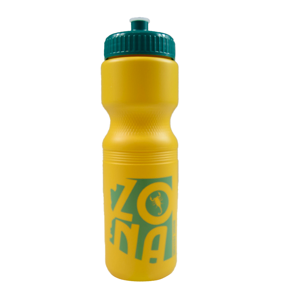 ZONA Teal & Yellow Water Bottle