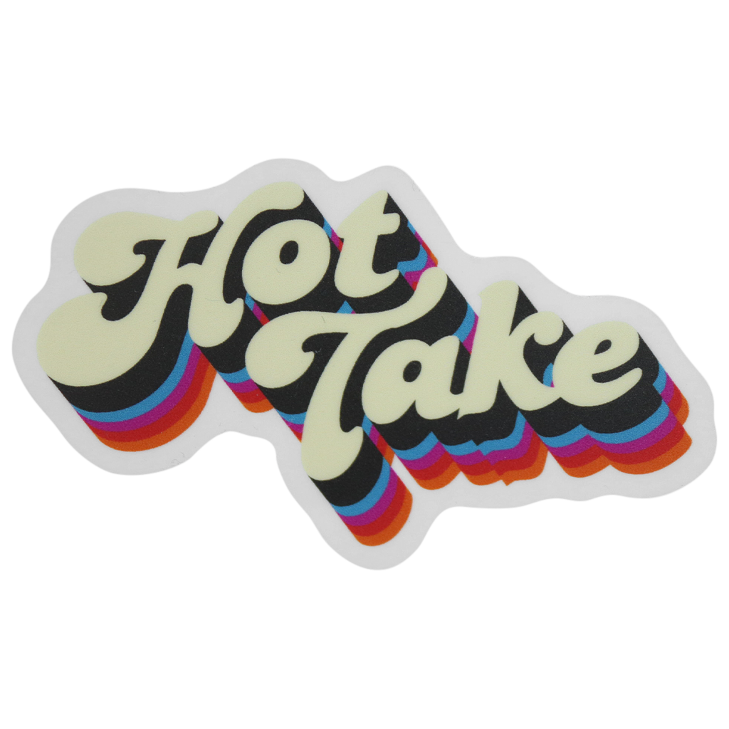 Hot Take Sticker
