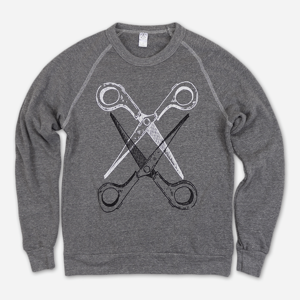 Basic Scissoring Sweatshirt